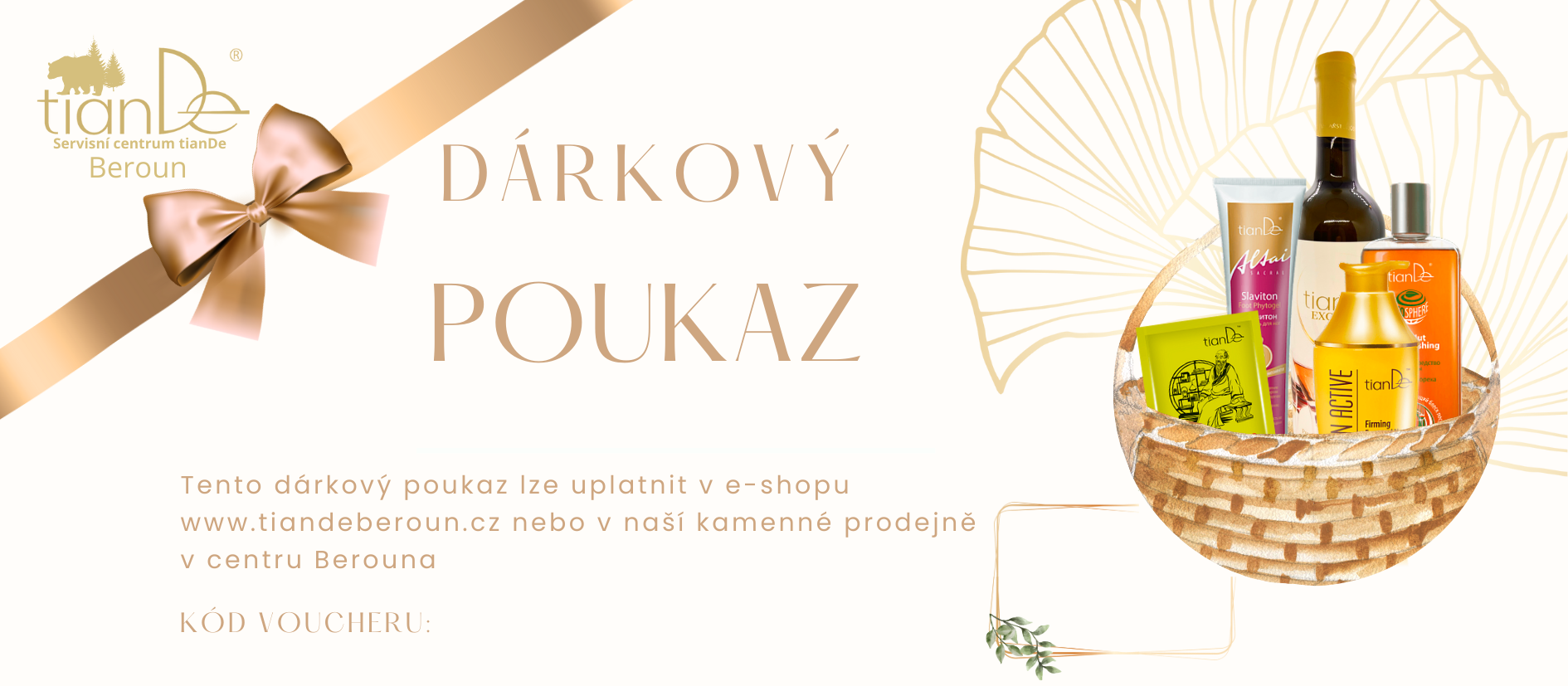 Vzhled dárkového poukazu 2