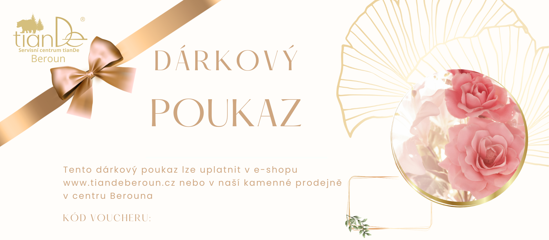 Vzhled dárkového poukazu 3