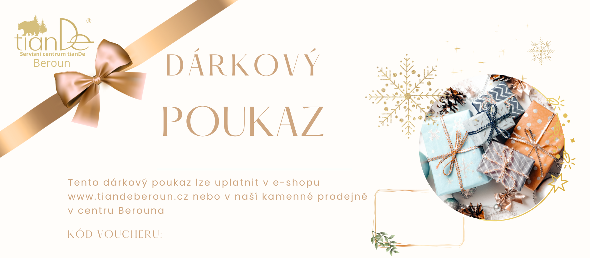 Vzhled dárkového poukazu 4