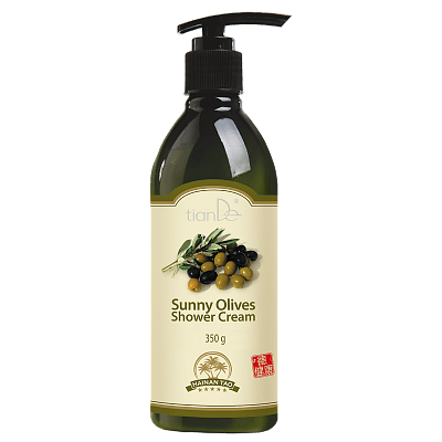 Krémový sprchový gel „Slunečné olivy“, 350g