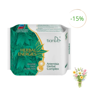 Super tenké menstruační vložky s bylinným komplexem Artemisia, 8 ks