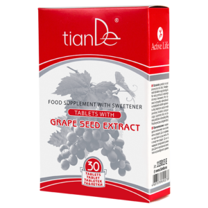 Tablety s extraktem z jader vinné révy tianDe Beroun