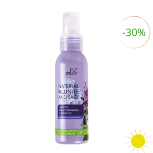 Tělový deodorant-spray „Přírodní alunit a šalvěj", 100 ml