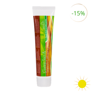Zubní pasta „Zelený čaj + Sanchi ženšen“, 120g