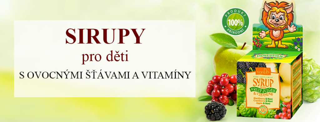 Produktový webinář “Sirupy s ovocnými šťávami a vitamíny”