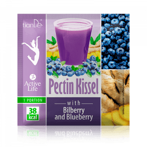 Pektinový kysel s vlochyní a borůvkou, 15g