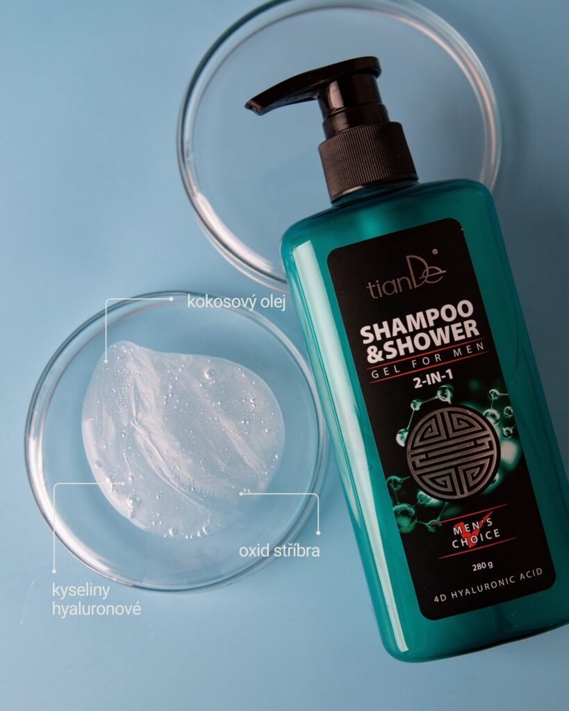 sampon a sprchovy gel pro muze tianDe Beroun