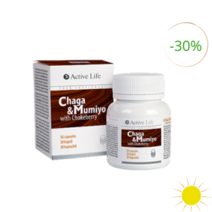 Čaga s mumiem, 30 kapslí po 548 mg