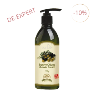 Krémový sprchový gel „Slunečné olivy“, 350g