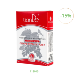 Tablety s extraktem z jader vinné révy, (30 tablet po 600 mg)