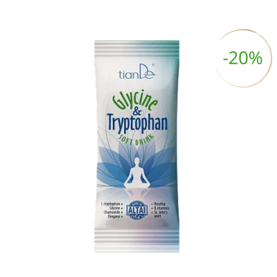 Skutečná produktová fotografie tianDe Nápoj s glycinem a tryptofanem, kód 195469